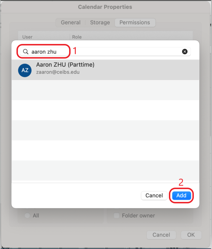 How to Share Calendar Permissions for Outlook on Mac EN